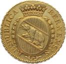 Bern Doppelduplone 1796 «DEUS PROVIDEBIT» – historische Goldmünze der Republik Bern